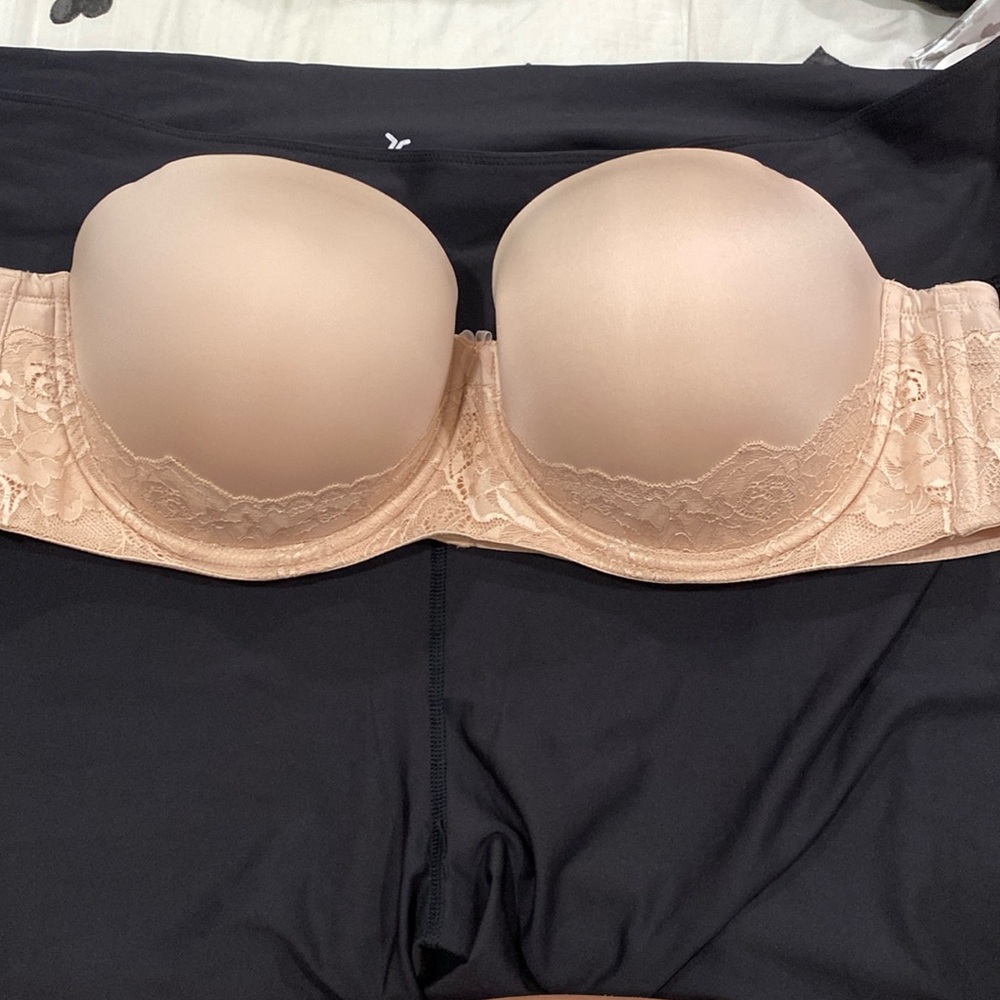 Torrid Nude Lace Strapless Bra